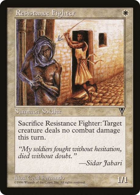 Resistance Fighter (18) — Visions