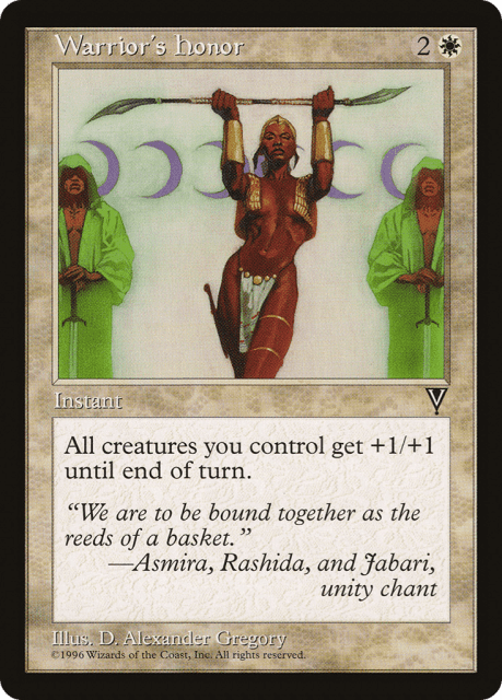 Warrior's Honor (24) — Visions