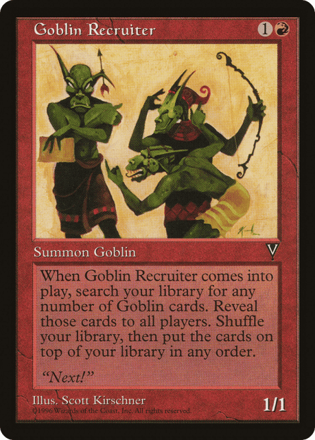 Goblin Recruiter (80) — Visions