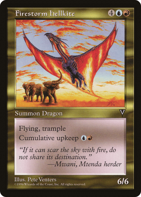 Firestorm Hellkite (130) — Visions