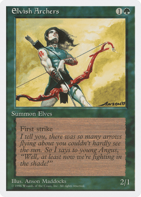 Elvish Archers (41) — Introductory Two-Player Set