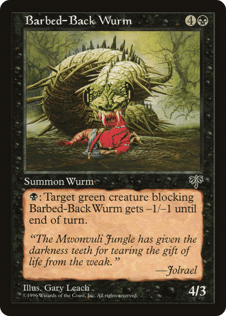 Barbed-Back Wurm (105) — Mirage