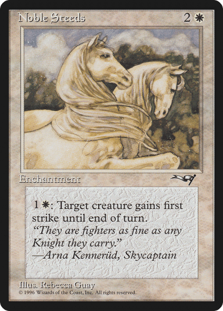 Noble Steeds (11b) — Alliances