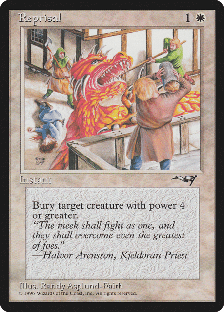 Reprisal (13a) — Alliances