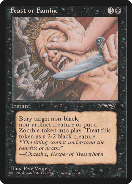 Feast or Famine (49b) — Alliances