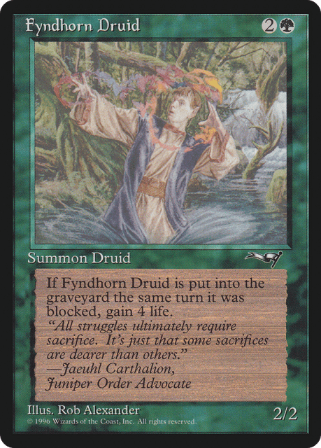 Fyndhorn Druid (90a) — Alliances