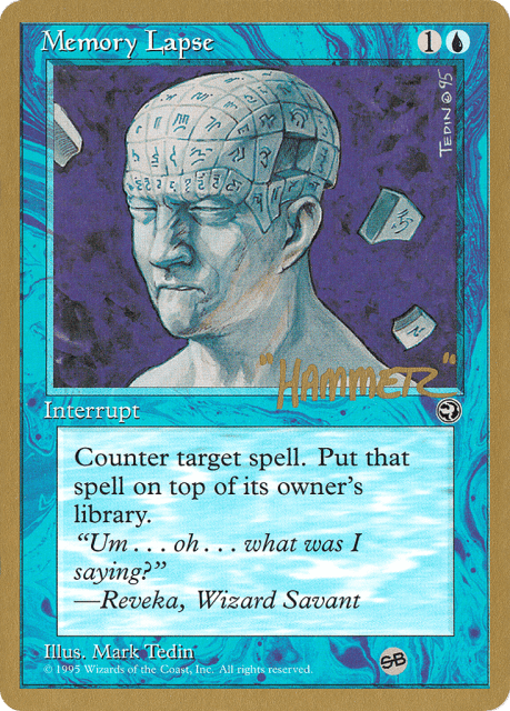 Memory Lapse (shr32bsb) — Pro Tour Collector Set