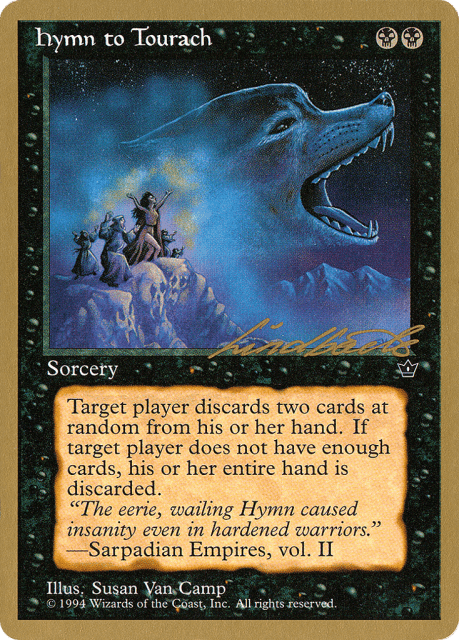 Hymn to Tourach (ll38a) — Pro Tour Collector Set