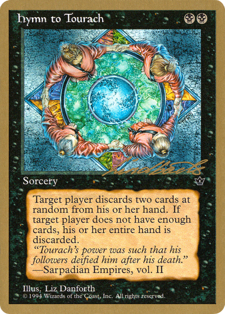 Hymn to Tourach (ll38b) — Pro Tour Collector Set