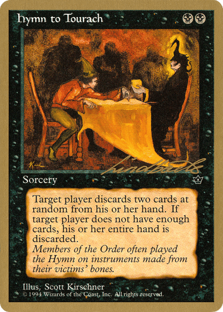 Hymn to Tourach (ll38d) — Pro Tour Collector Set