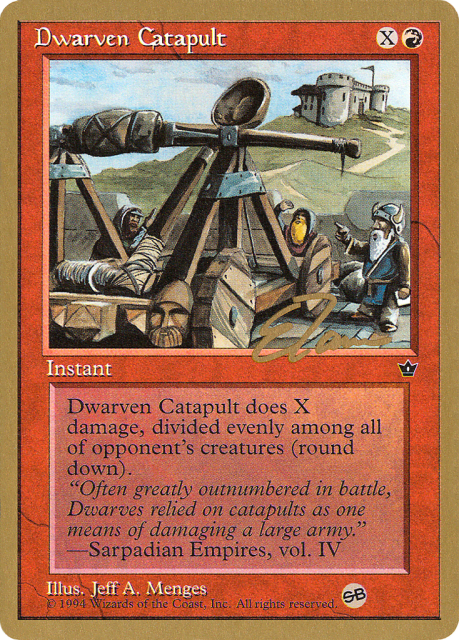 Dwarven Catapult (et51sb) — Pro Tour Collector Set