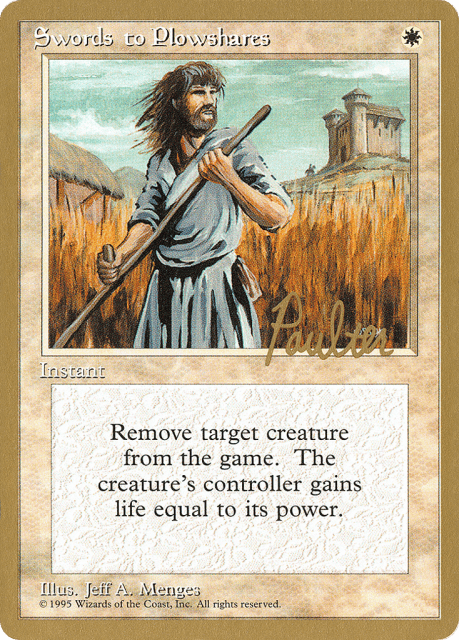 Swords to Plowshares (pp52) — Pro Tour Collector Set