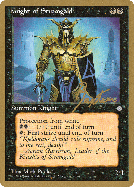 Knight of Stromgald (gb138) — Pro Tour Collector Set