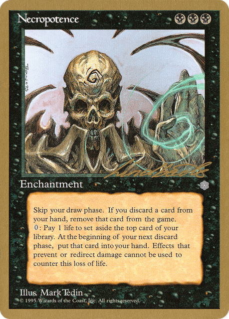 Necropotence (ll154) — Pro Tour Collector Set