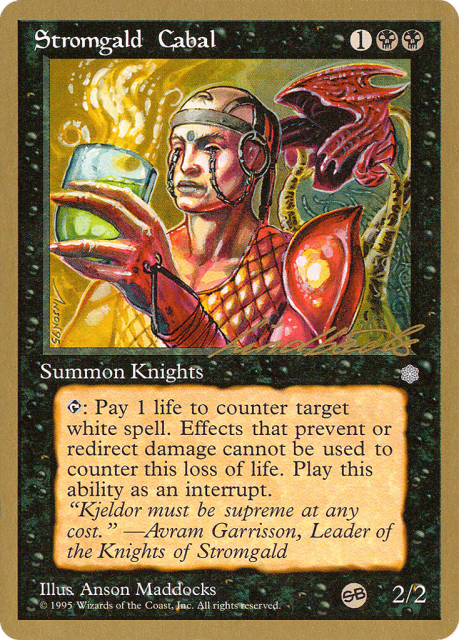 Stromgald Cabal (ll166sb) — Pro Tour Collector Set