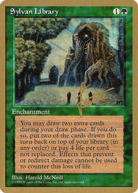 Sylvan Library (bl273) — Pro Tour Collector Set