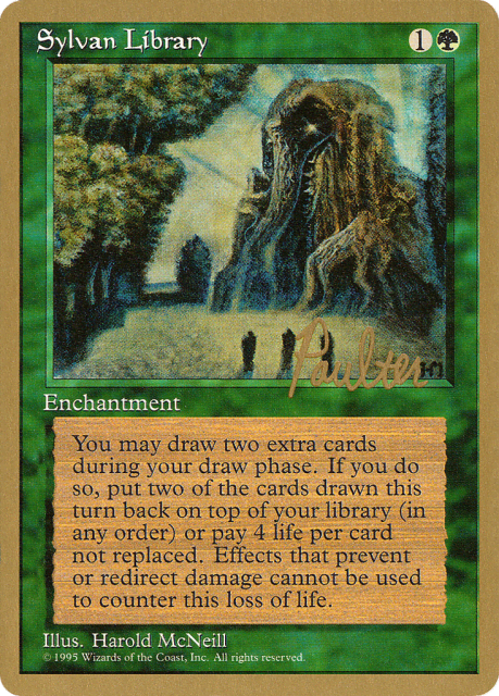 Sylvan Library (pp273) — Pro Tour Collector Set