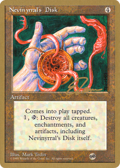 Nevinyrral's Disk (et338sb) — Pro Tour Collector Set