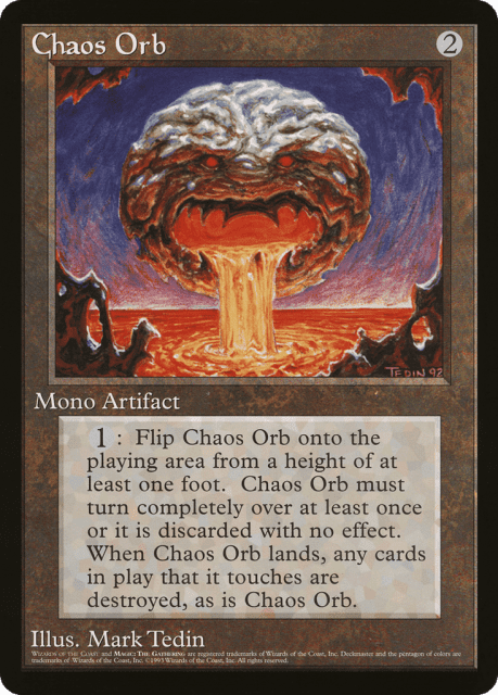 Chaos Orb (1) — Oversized 90's Promos