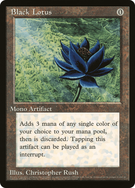 Black Lotus (2) — Oversized 90's Promos