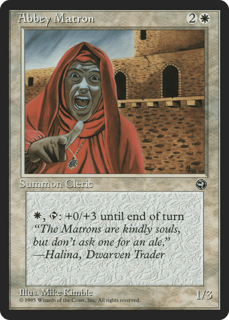 Abbey Matron (2a) — Homelands