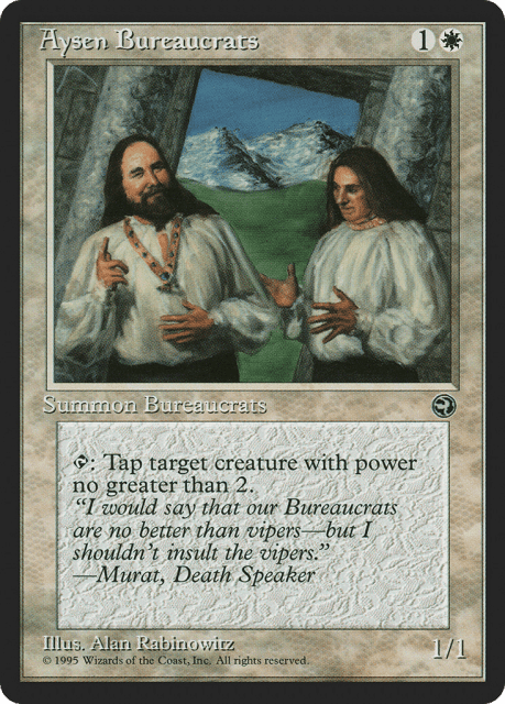 Aysen Bureaucrats (3a) — Homelands