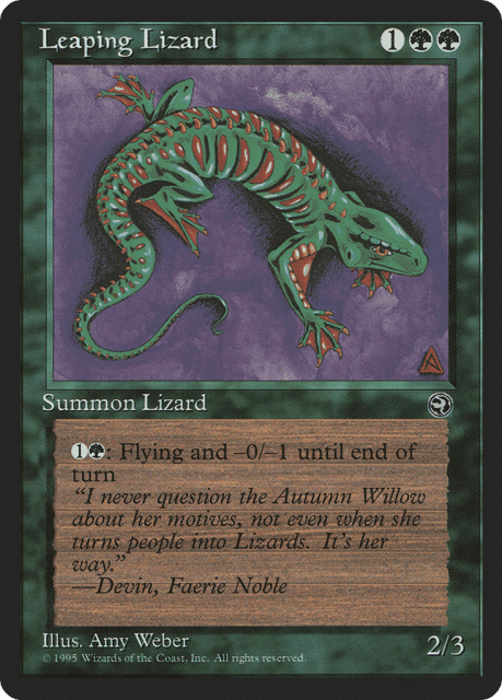 Leaping Lizard (90) — Homelands