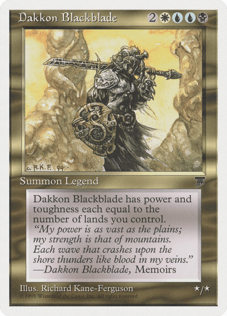 Dakkon Blackblade (75) — Chronicles