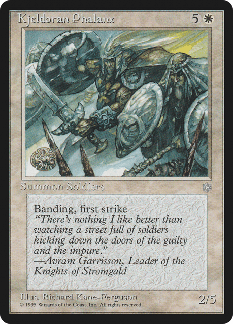 Kjeldoran Phalanx (37) — Ice Age