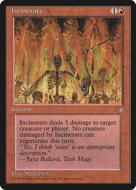Incinerate (194) — Ice Age