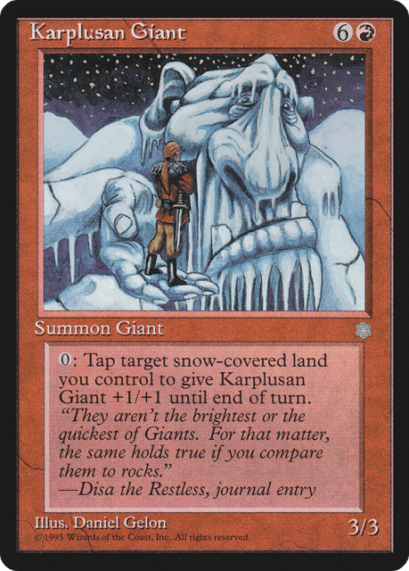 Karplusan Giant (196) — Ice Age
