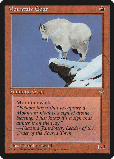 Mountain Goat (203) — Ice Age
