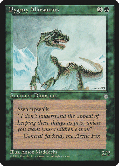 Pygmy Allosaurus (257) — Ice Age
