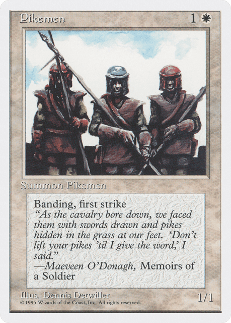 Pikemen (42) — Fourth Edition