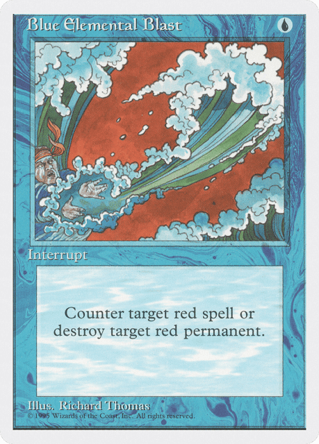 Blue Elemental Blast (63) — Fourth Edition