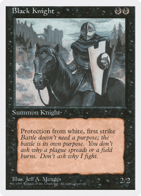 Black Knight (121) — Fourth Edition