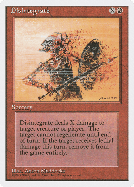 Disintegrate (185) — Fourth Edition