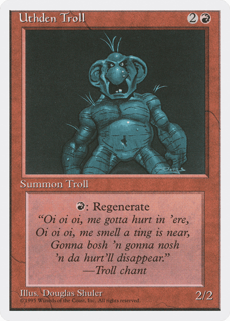 Uthden Troll (228) — Fourth Edition