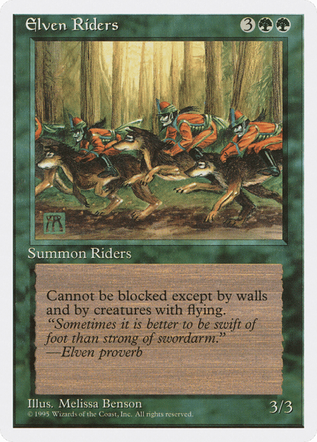Elven Riders (242) — Fourth Edition