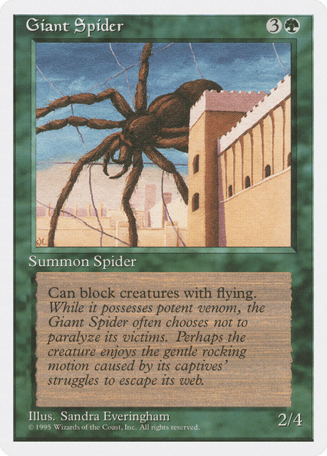 Giant Spider (249) — Fourth Edition
