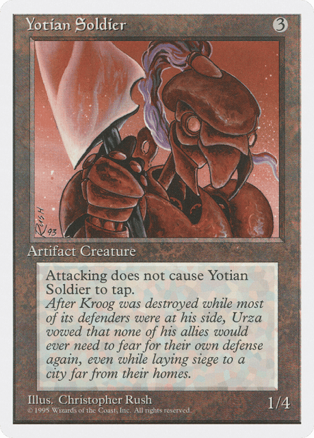 Yotian Soldier (360) — Fourth Edition