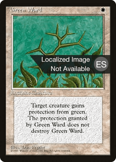 Green Ward (27) — Fourth Edition Foreign Black Border