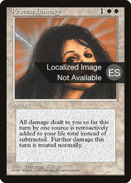 Reverse Damage (45) — Fourth Edition Foreign Black Border