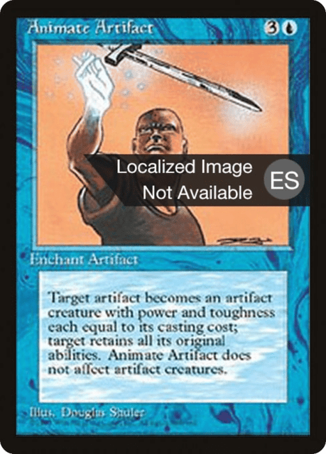 Animate Artifact (60) — Fourth Edition Foreign Black Border