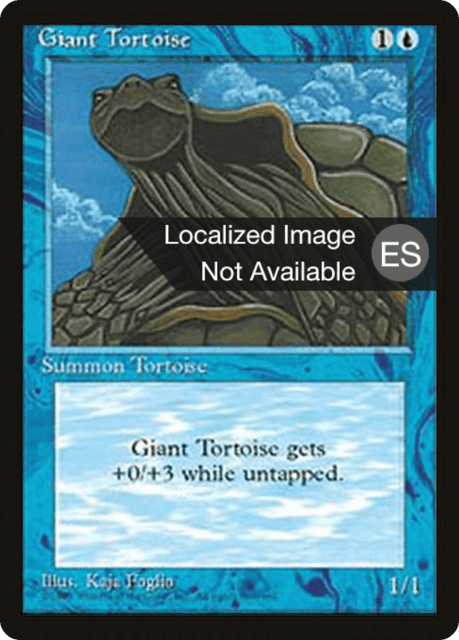 Giant Tortoise (76) — Fourth Edition Foreign Black Border