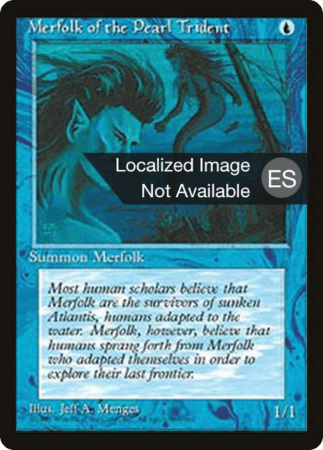 Merfolk of the Pearl Trident (86) — Fourth Edition Foreign Black Border