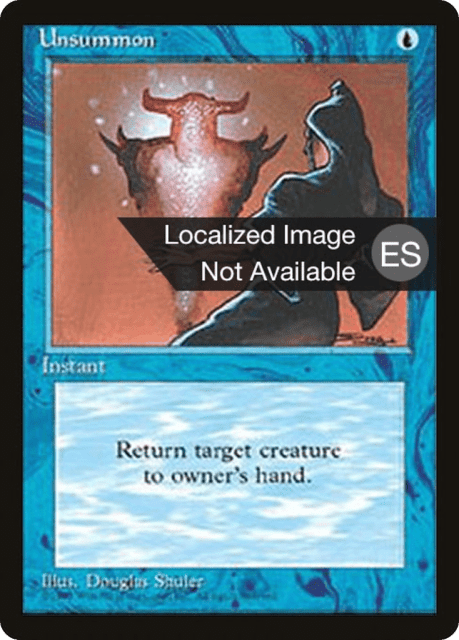 Unsummon (111) — Fourth Edition Foreign Black Border