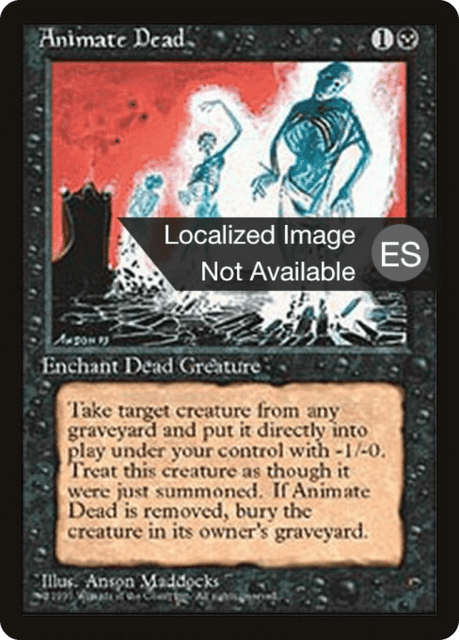Animate Dead (118) — Fourth Edition Foreign Black Border