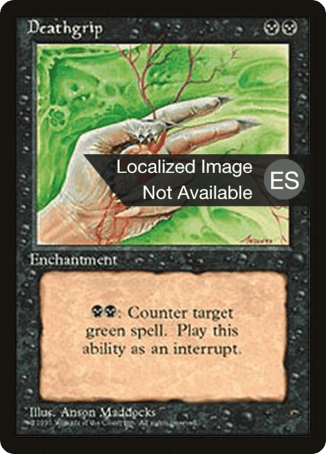Deathgrip (130) — Fourth Edition Foreign Black Border