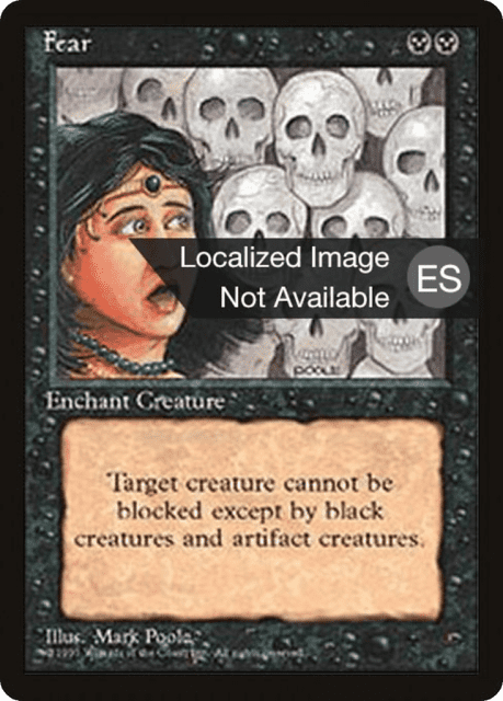 Fear (137) — Fourth Edition Foreign Black Border